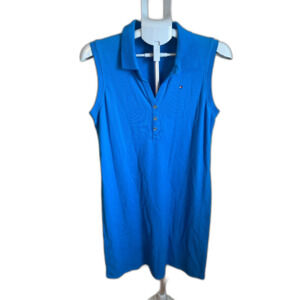Tommy Hilfiger Blue Polo Sleeveless Dress Size Medium Americana